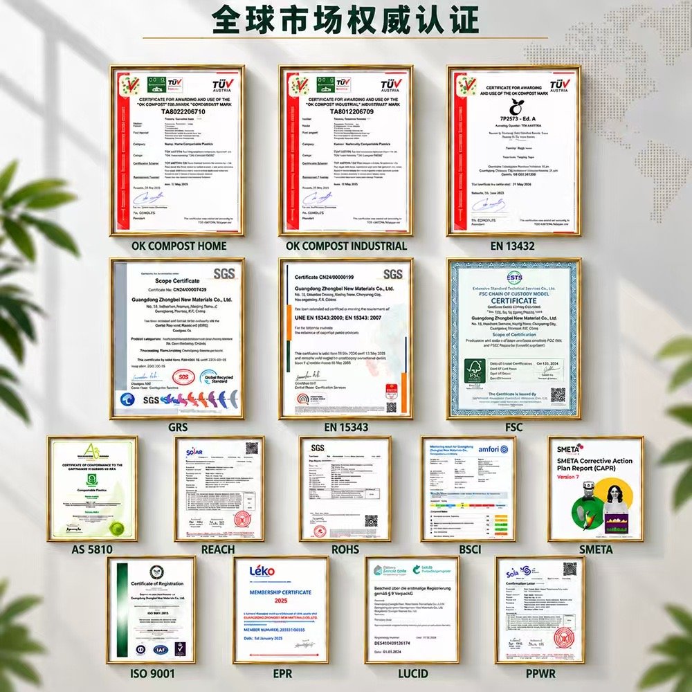 EcoPack Supply Packaging certifications and compliance documents